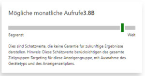 Beispiel für eine weit gefasste Auswahl
