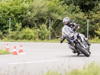 Motorrad beim Sicherheitstraining